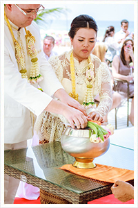 traditional thai marriage buddhist wedding ceremony phuket