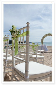 phuket beach wedding setup